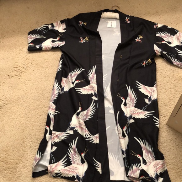 Kimono by HAORUN size Large Navy Blue - Picture 5 of 8